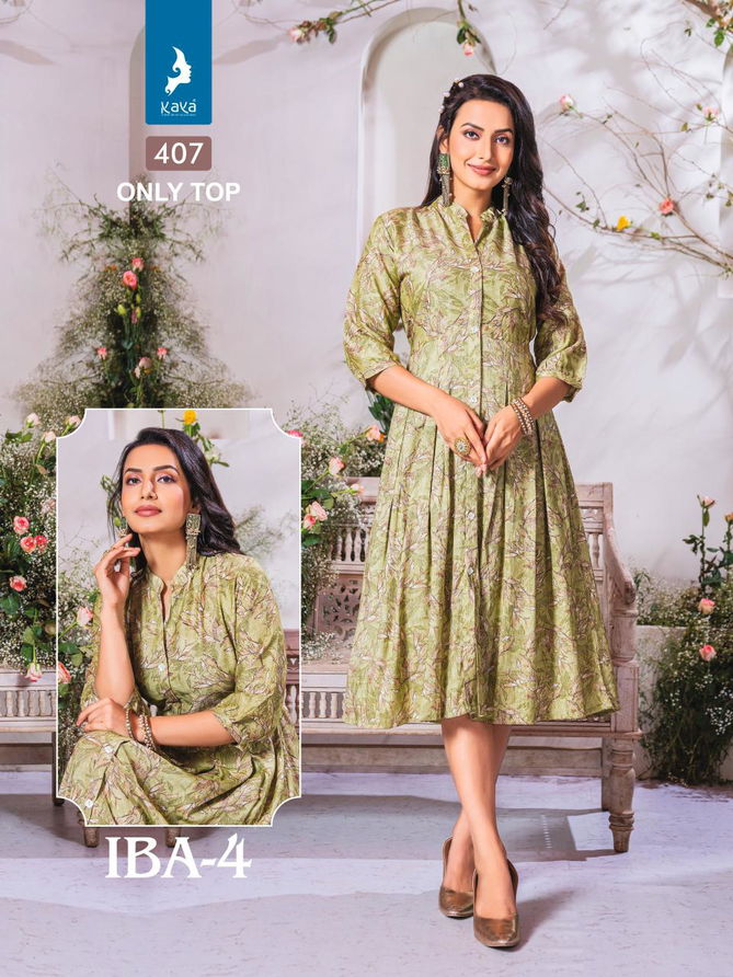 Iba 4 By Kaya Capsule Printed Designer Kurti Wholesale Shop In Surat
